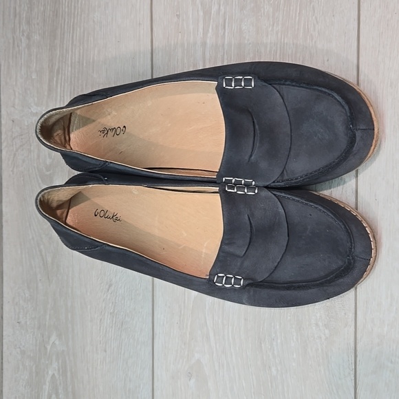 Olukai Women Okika Leather Loafer Slip on shoes sz 10 - Picture 6 of 13